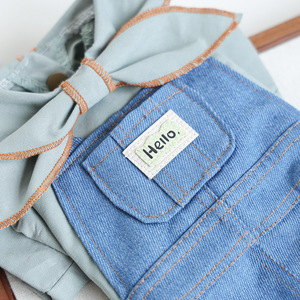 Ropa para Mascotas PETCIRCLE para Primavera y Otoño, Perros Pequeños, Diseño Lindo y Moderno, Overol con Cuello de Lazo - Product Image 4