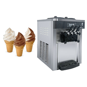 Machine à crème glacée commerciale pour café, 20L-28L/H, machine à crème glacée molle, machine à faire de la crème glacée molle à domicile - Product Image 2