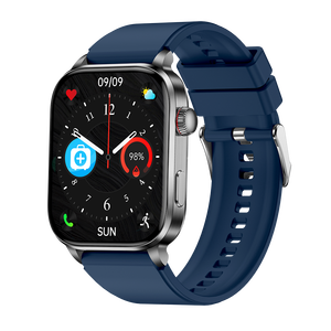 Reloj Inteligente F300 Azul para Senderismo y Ciclismo, con Monitoreo Deportivo, Recordatorio de Sedentarismo, Batería de Larga Duración, Resistente al Agua IP68 y Pago Móvil - Product Image 1
