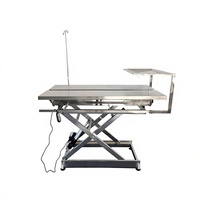 Table d'opération vétérinaire en acier inoxydable à température constante, simple et pratique, alimentée par charge, pour hôpital vétérinaire