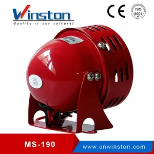 Sirène de moteur miniature Winston MS-190 DC12V 6A 50/60Hz, cloche d'alarme électrique en métal, certifiée CE, durable - Product Image 4