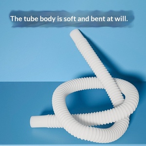 Tuyau F46 blanc laiteux en PTFE <span class=keywords><strong>PFA</strong></span> transparent pour tuyau corrugué, anti-corrosion, résistant aux hautes températures, FEP - Product Image 4