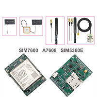 Placa de Desarrollo SIMCom LTE Cat1 Cat4 SIM7600 A7608 SIM5360E A7600C SIM7600G SIM7600E SIM7600SA con Antena GPS 4G