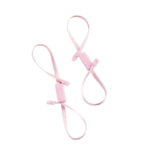 Etiquetas de Plástico Desechables con Relieve para Bolsas de Ropa y Zapatos, Sello de Plástico con Cordón para Colgar - Product Image 1