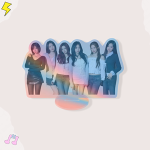 Standee in Acrilico Olografico Trasparente Laser KPOP Idol Stray Kids IVE ITZY TWICE Bangtan Boys Katseye - Product Image 3