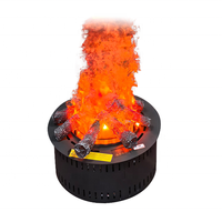 Vente chaude Décoratif Led Lumière Eau Vapeur Feu Place App Télécommande Insert 3D Atomisé Vapeur D'eau Cheminée