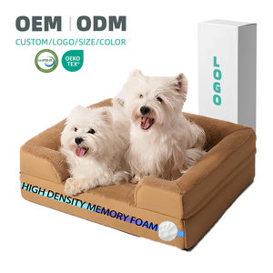 Cama inteligente de lujo para perros, cálida/refrescante con control de temperatura, ortopédica, espuma viscoelástica de alta densidad, bonitos sofás cama para perros OEM/ODM - Product Image 1