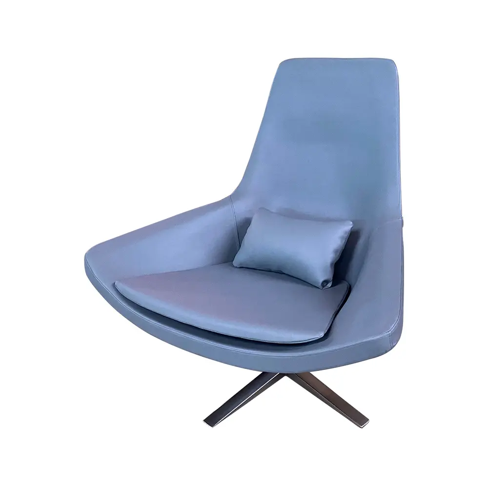 식당 가구 공장 아울렛 가격 현대 럭셔리 간단한 스타일 안락 의자 패브릭 머리 받침 쿠션 거실 소파 의자