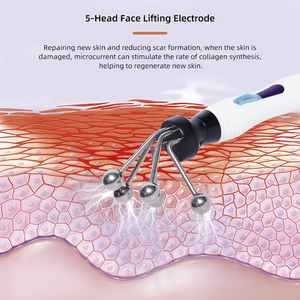 เครื่องนวดหน้าแบบ microcurrent ชีวภาพแบบมือถือ ABS ลูกบอลมหัศจรรย์เล็กๆน้อยๆอุปกรณ์ร้านเสริมสวยสำหรับกระชับผิวประเภทปลั๊ก EU/UK/JP - Product Image 3