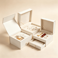 Scatola di Lusso per Gioielli, Confezione Regalo per Damigelle, Scatola Magnetica Personalizzata con Logo, Scatola in Velluto per Orologi, Profumi e Cosmetici