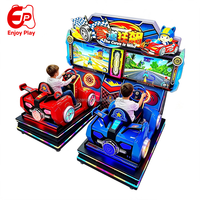 Machine de jeu de course pour enfants, écran HD 42 pouces, plateforme vibrante pour deux joueurs, certifiée CE, prix de gros pour les salles d'arcade