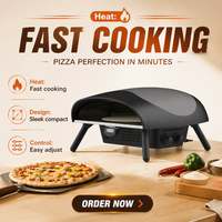 Four à pizza au gaz 16 pouces, brûleur à gaz pour four à pizza