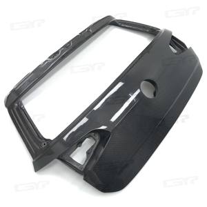 Para <span class=keywords><strong>Volkswagen</strong></span> <span class=keywords><strong>Golf</strong></span> 7 MK7 MK7.5 2014-2019 Cubierta de Portón Trasero OEM de Fibra de Carbono Real para 7 / <span class=keywords><strong>GT</strong></span> / R Carreras de Autos - Product Image 3