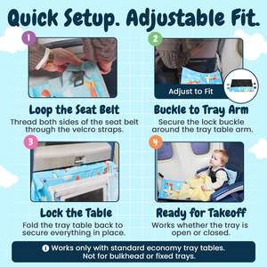 Muestra Gratis, Bandeja de Viaje y Juego para Niños, Bandeja para Asiento de Coche para Niños Pequeños, Mesa para Asiento de Coche para Niños, Bandeja de Viaje para Niños - Product Image 4