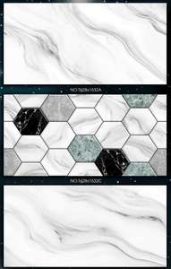 2024 nuevo diseño cerámica brillante mate 30x60 azulejos de pared de baño esmaltados - Product Image 2