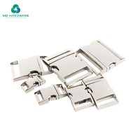 MZhardware, fournisseur direct d'usine en Chine, boucles métalliques à dégagement latéral en alliage de zinc de différentes couleurs, 16 mm-38 mm