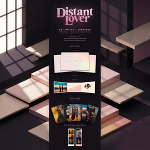 TWICE FANDOM [Distant Lover] Coffret Cadeau de Collection de Musique Pop Coréenne (Papier et Plastique KR, Tous Âges, Modèle 8804775480386) - Product Image 3