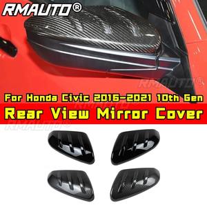 Cubierta Protectora para Espejos Retrovisores Laterales de Coche, Cubierta para Espejo Retrovisor Lateral para Honda Civic 2016-2021 10th Body Kit, Accesorios para Coche - Product Image 2