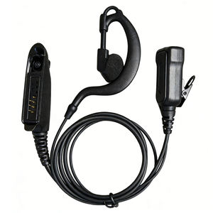 Surveillance Earphone for Motorola GP328 GP380 GP338 <b>Walkie</b> <b>Talkie</b> with Durable Plastic Bodyguard Design - Product Image 2