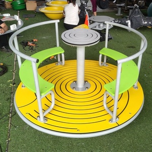 Ensemble de carrousel pour enfants en plastique de haute qualité pour équipement d'occasion de terrain de jeu d'arrière-cour à vendre. pour le jardin, la maison et la maternelle - Product Image 2
