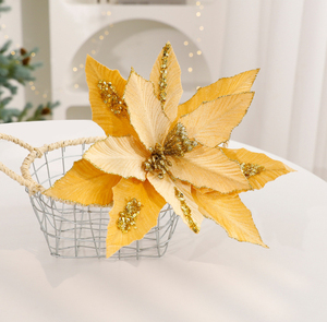 Flores Decorativas Navideñas al por Mayor, Arreglos Florales Artificiales para Navidad - Product Image 3