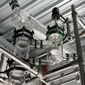 Lò phản ứng chưng cất thủy tinh hình cầu 100l với lớp phủ Sưởi ấm bằng điện và bộ tuần hoàn sưởi ấm cho phòng thí nghiệm - Product Image 3