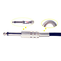 Connecteur audio XLR 6,35 mm mâle-femelle pour microphone, en alliage de zinc, blindage de la tête, double cœur, pour utilisation sur scène, pour l'exportation