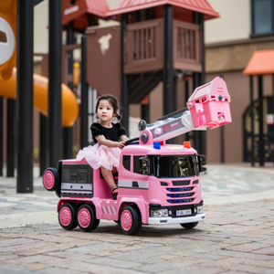 Camión de Bomberos Eléctrico de Control Remoto de 12 Voltios de Alta Calidad para Niños, Juguete Personalizable con Certificación CE, con Ruedas Pequeñas para Bebés - Product Image 2