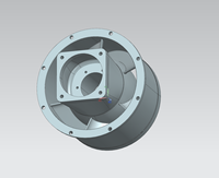Centre d'usinage CNC 5 axes haute précision personnalisable pour brochage, fraisage et perçage d'impellers de turbine en acier inoxydable