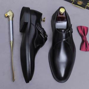 Zapatos Oxford Formales e Informales de Cuero Genuino para Hombre, de Alta Calidad, Talla Grande, con Punta Cuadrada, Impermeables y Transpirables - Product Image 5