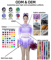Uniformes de Competición de Porristas All Star Personalizados con Impresión por Transferencia de Calor, Pedrería, Fabricación OEM, MOQ Bajo, Diseño Libre, Sin CPSIA, Entrega en 7 Días