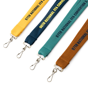 Cordons de cou tricotés à noyau creux avec couleurs de logo personnalisées, impression par sublimation, pour cartes d'identité d'étudiants/d'employés - Product Image 2