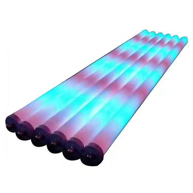 3D Effect 40 mm Diameter RGBW Pixel Led Tube Light for Stage Event Decoration 360 Degree Tube Light for Ceiling Lighting