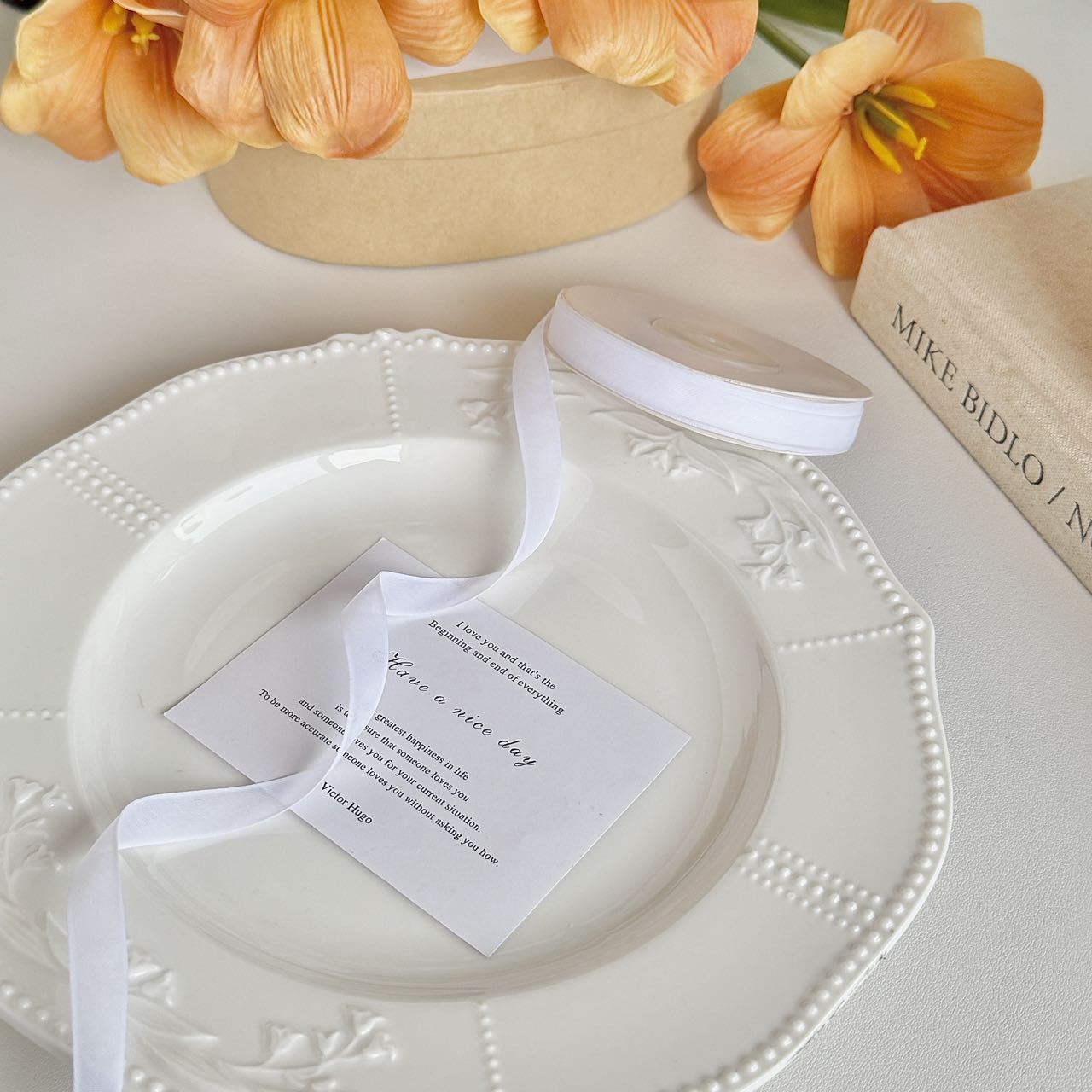 Fil de gelée blanc 1 cm 20 yards