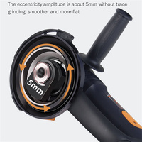 Lijadora Orbital Aleatoria de 500w, 60hz, 120v, Velocidad Variable, Lijadora Eléctrica con Cable