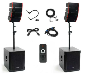 Enceintes Line Array actives + passives HYANKA LVP-15 15 pouces, classe D, 3*300W, 55Hz-20kHz, 121dB <span class=keywords><strong>SPL</strong></span> max, utilisation sur scène - Product Image 1