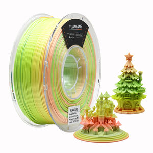 Filament d'impression 3D PLA en soie de qualité supérieure 1,75 mm Arc-en-ciel Haute brillance Brillant Multicolore Filament PLA professionnel - Product Image 4