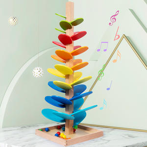 Jouets éducatifs sensoriels populaires pour enfants Montessori en bois Macaron Boule <span class=keywords><strong>de</strong></span> marbre Musique Piste <span class=keywords><strong>de</strong></span> course Jeux d'<span class=keywords><strong>arbre</strong></span> - Product Image 2