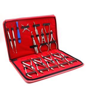 Set di 18 Pezzi di Strumenti Chirurgici Ortodontici Dentali Kit di Pinze per Interventi Chirurgici - Product Image 1