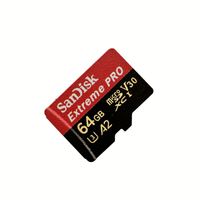 Carte mémoire Sandisk R200W90 Secure Digital U3 A2, en plastique, adaptée aux caméras 4K