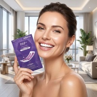 Kit de Blanqueamiento Dental Profesional de Lujo PAP+ Sin Peróxido - Gel Morado de Alta Potencia - No Sensibilizante, 14 Tiras para un Blanqueamiento Rápido en 7 Días