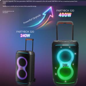 Altavoz Bluetooth Activo Portátil para Exteriores J-BLL Partybox520 para Fiestas, Karaoke y Sistema de Amplificación Extraíble - Product Image 3