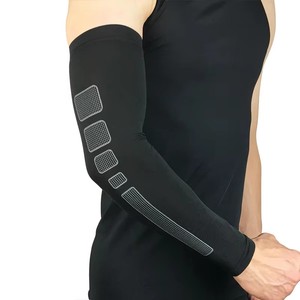 Manchons de compression pour hommes, chauffe-coudes, protection UV pour le cyclisme et les sports - Product Image 5