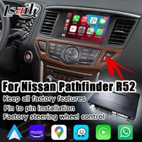 Lsailt لاسلكي مشغل سيارة أندرويد صندوق واجهة تلقائي لنيسان باثفايندر R52 إنتوش مرآة دعم رابط متوافق دورية