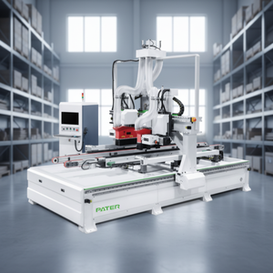 Machine automatique CNC pour la fabrication de portes <span class=keywords><strong>en</strong></span> <span class=keywords><strong>bois</strong></span>, scie à <span class=keywords><strong>bois</strong></span> pour panneaux de porte, feuilles de porte <span class=keywords><strong>en</strong></span> <span class=keywords><strong>bois</strong></span> massif et MDF, scie à quatre côtés - Product Image 1