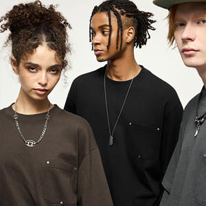 เสื้อยืดแขนยาวสองชั้นแบบยูนิเซ็กซ์ ทรงปกติ คอโอ ป้องกันลม ผ้าฝ้าย 100% สำหรับฤดูใบไม้ร่วง ดีไซน์ ODM แบบมีซับใน - Product Image 3