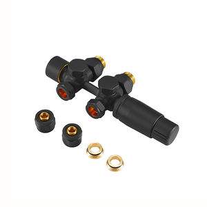 Vanne thermostatique multibloc pour <span class=keywords><strong>radiateur</strong></span> Connexion centrale Vanne H Système de chauffage par le sol Installation universelle BJ13005A - Product Image 2