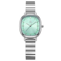 Jam Tangan Wanita Tali Baja Bisnis Mewah Sederhana dan Ringan Tahan Air Grosir