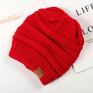 Gorro de lana para mujer, estilo coleta, para otoño e invierno, tejido, de color sólido, cálido. - Product Image 6