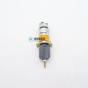 KOVAX 1700-2518 1751-12E2U2B1A Excavator High Quality Wood ward 12V Fuel Stop Solenoid